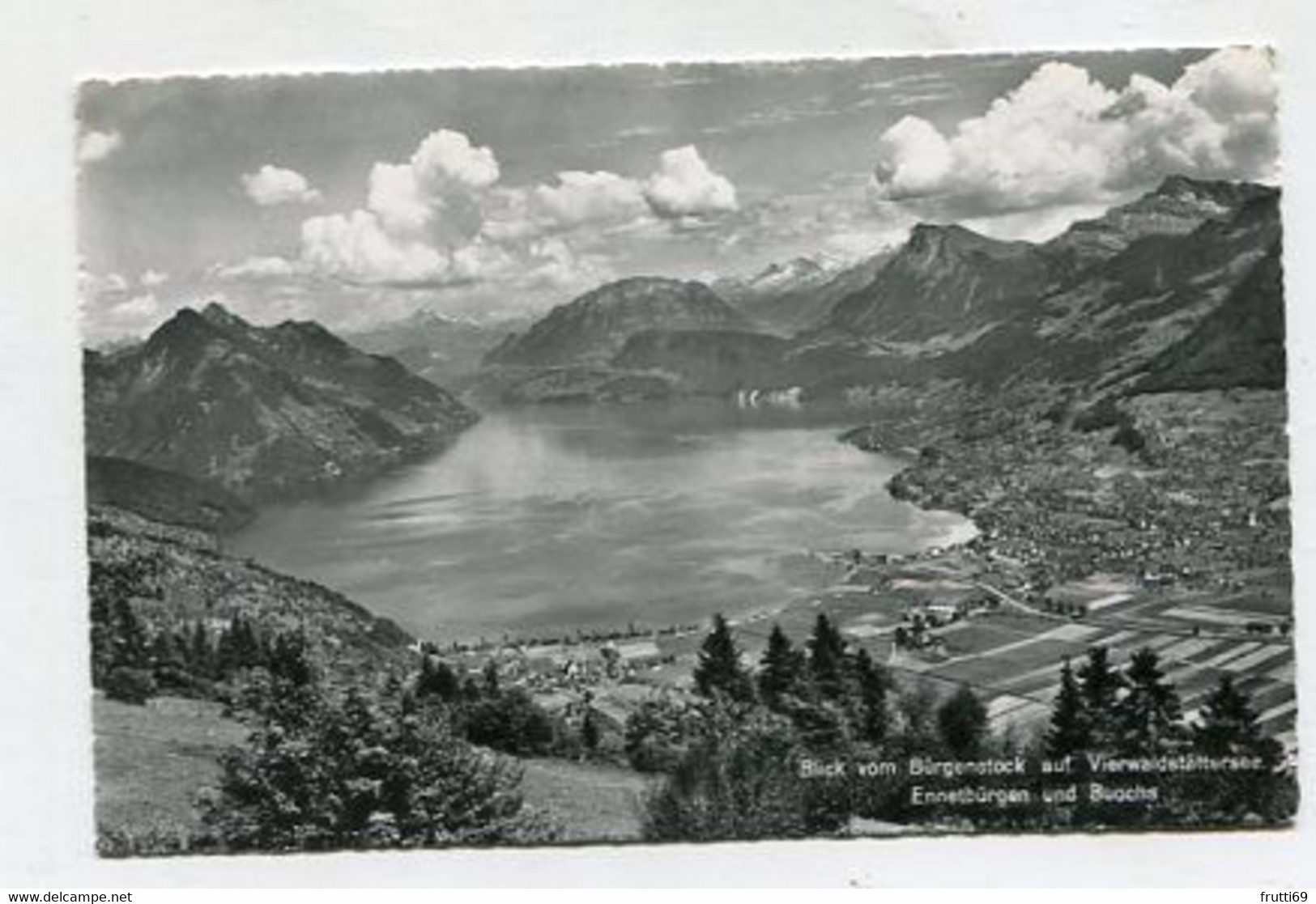 AK 082924 SWITZERLAND - Blick Vom Bürgenstock Auf Vierwaldstättersee Ennetbürgen Und Buochs - Buochs