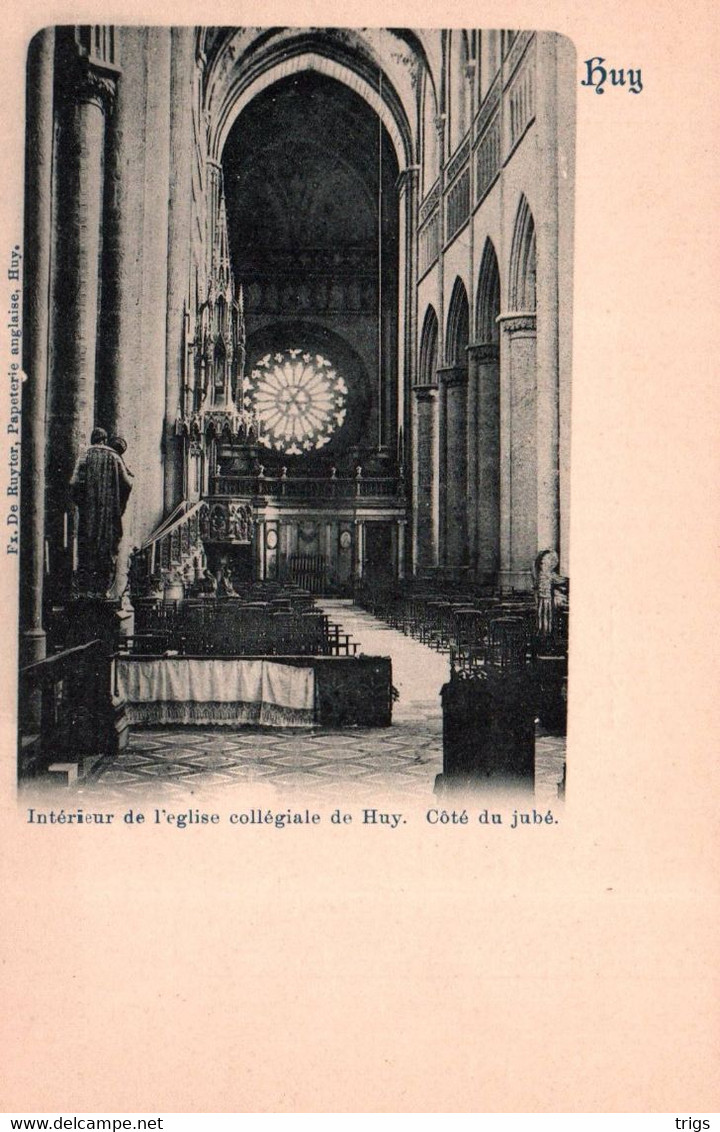 Huy - Intérieur De L'Église Collégiale, Côté Du Jubé - Hoei