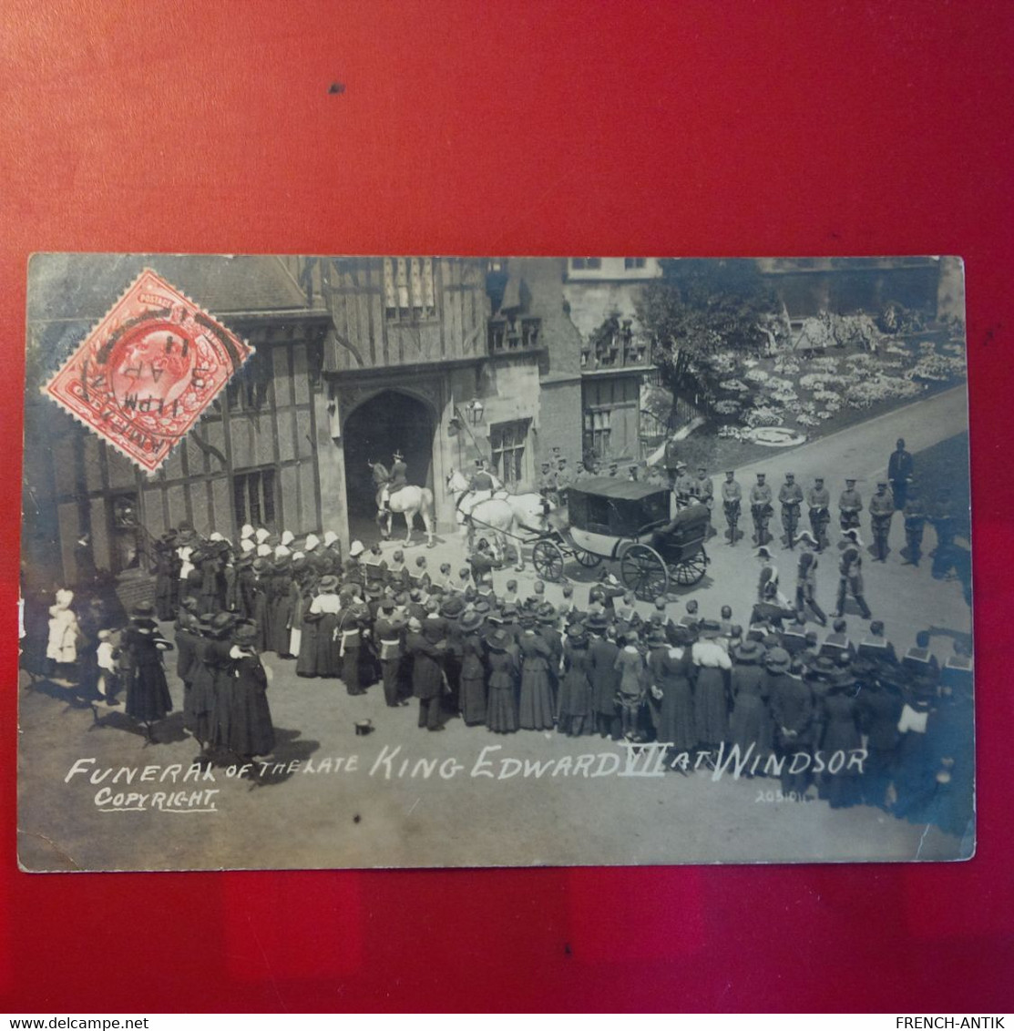 FUNERAL OF THE LATE KING EDWARD VII AT WINDSOR - Familles Royales