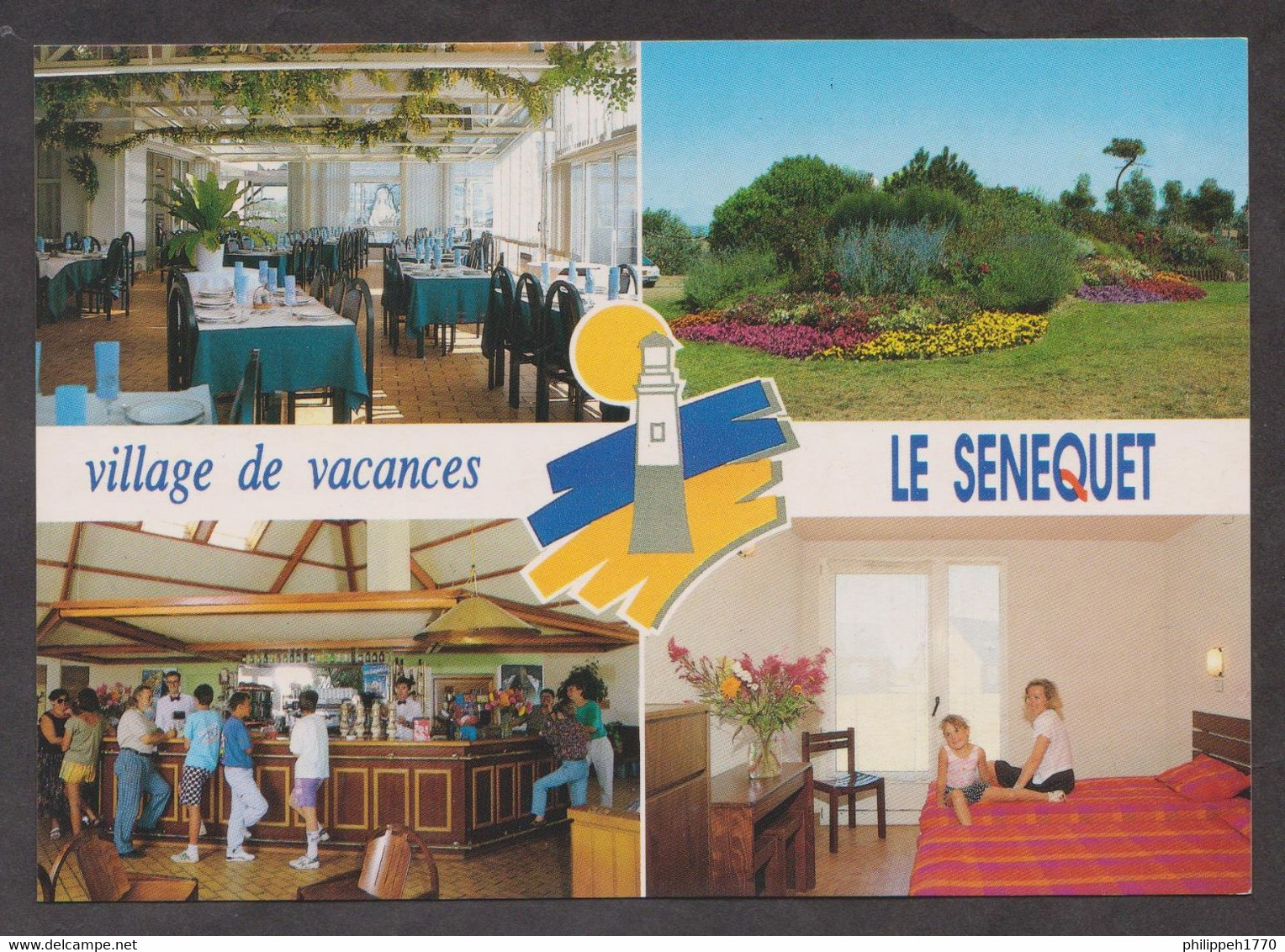 CPM BLAINVILLE-SUR-MER-VILLAGE DE VACANCES LE SENEQUET-MULTIVUES. - Blainville Sur Mer