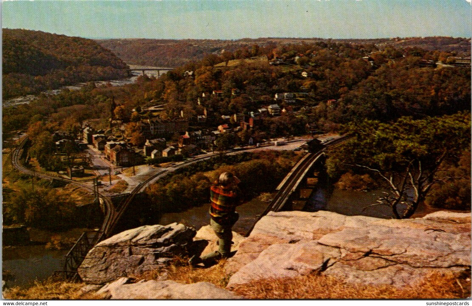 West Virginia Harpers Ferry Panorama From Atop Maryland Heights - Autres & Non Classés