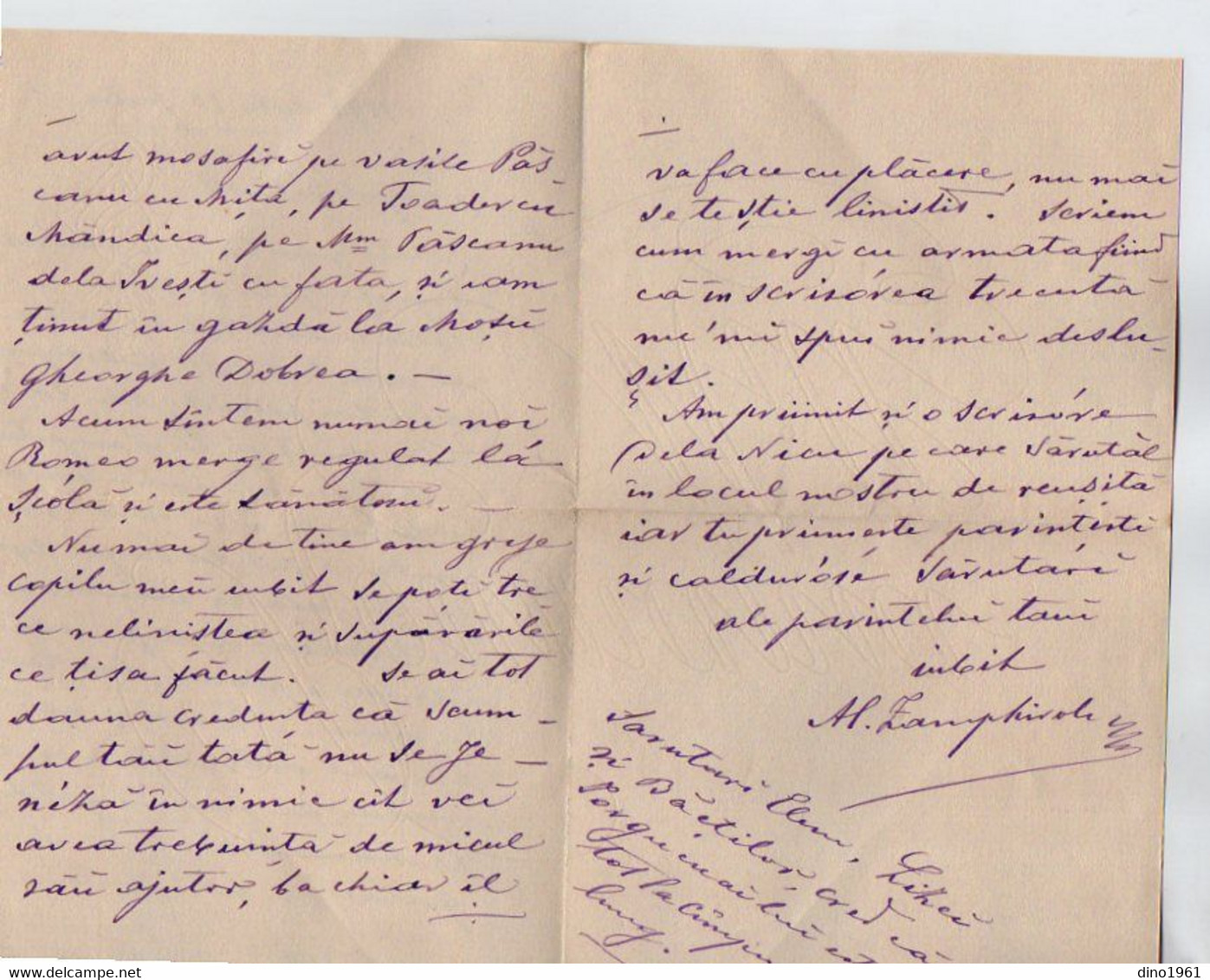 TB 3615 - 1896 - LAC - Lettre De Roumanie PECHEA - Storia Postale