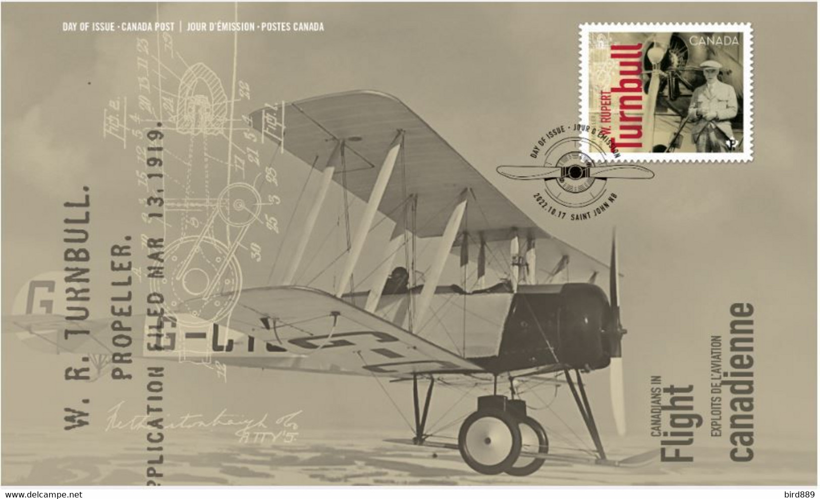 2022 Canada Planes Canadian In Flights Full Set Of 5 FDC - See Front And Back Image - 2011-...