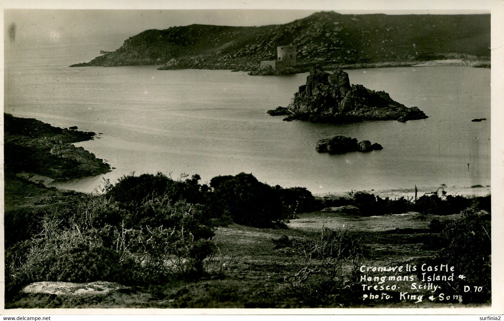 CORNWALL - SCILLIES - TRESCO - CROMWELL'S CASTLE HANGMAN'S ISLAND RP Co1257 - Scilly Isles