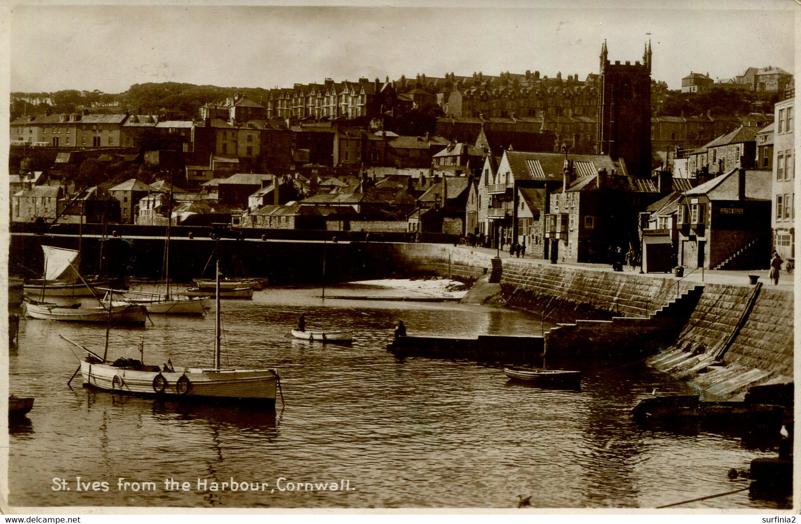 CORNWALL - ST IVES FROM THE HARBOUR  RP Co1288 - St.Ives