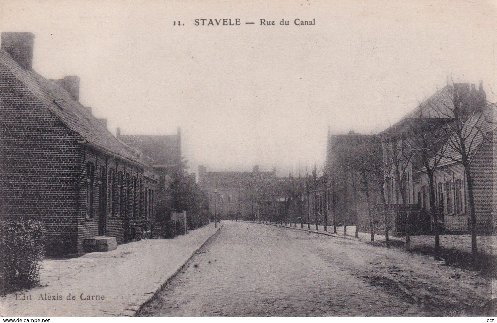 Stavele  Alveringem    Rue Du Canal - Alveringem