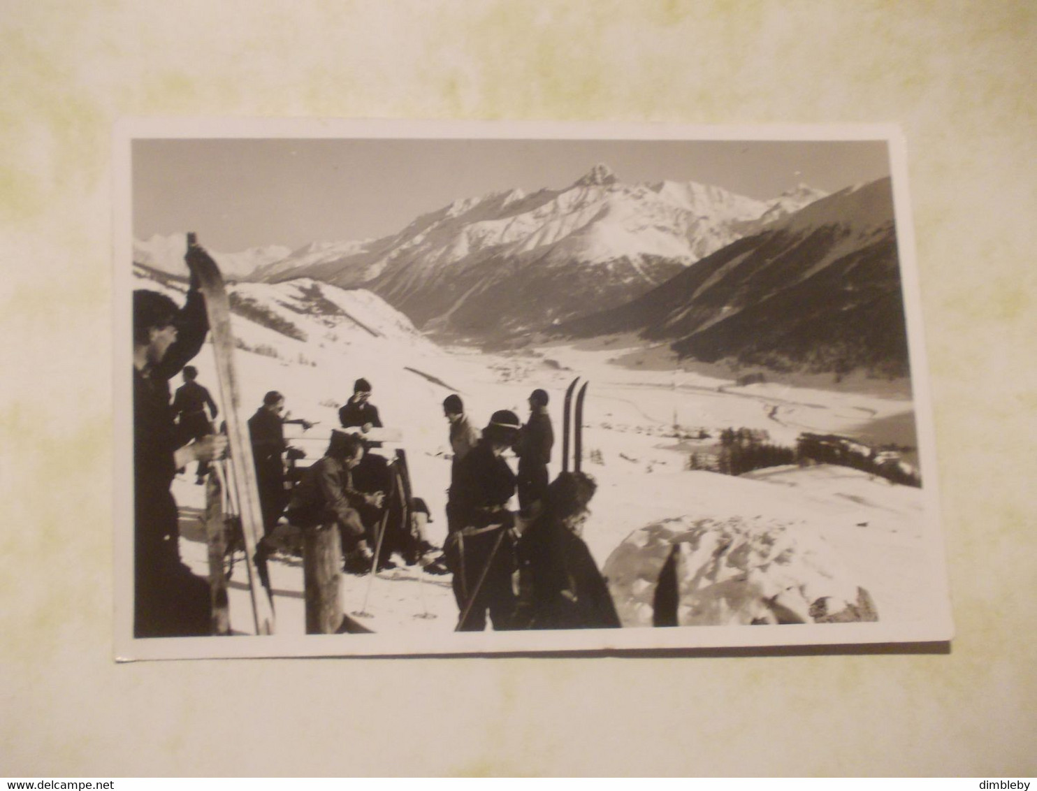 Zuoz M. Piz D'Esen   - Skifahrer 1946 (1798) - Zuoz