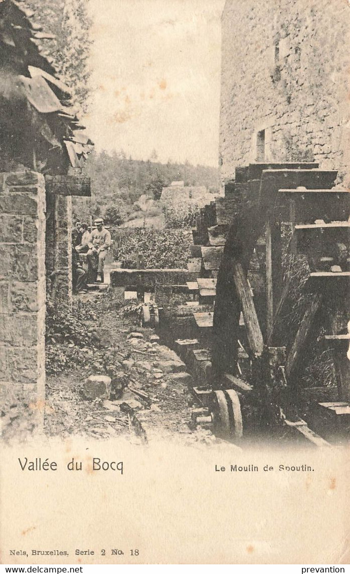 Vallée Du Bocq - Le Moulin De Spoutin - Carte Circulé En 1905 - Yvoir
