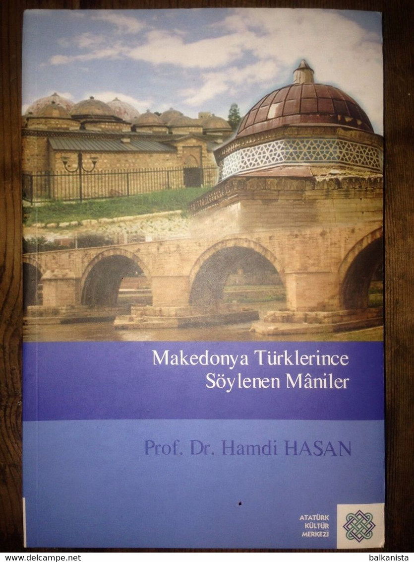 Macedonian Turks Folk Poetry Turkish Book Balkan Studies Macedonia Turkce - Dizionari