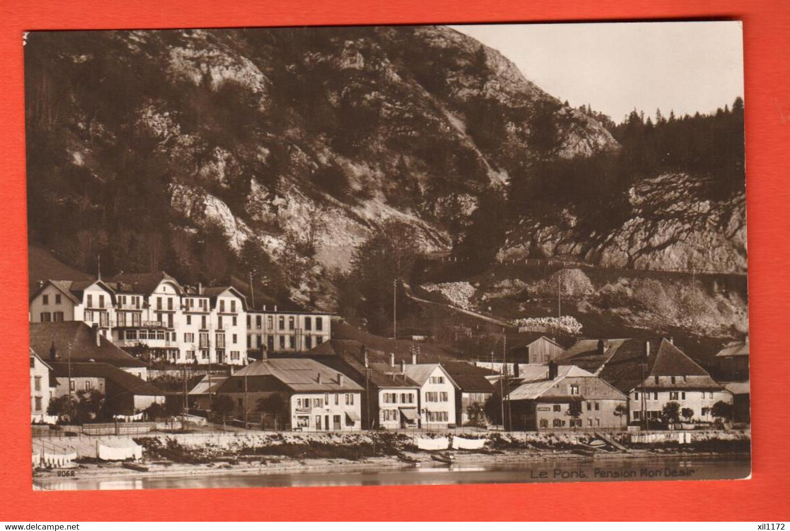 ZRY-22  Val De Joux, Le Pont Et Contreforts De La Dent De Vaulion. Girndt Coiffeur Sepia  NC - Vaulion