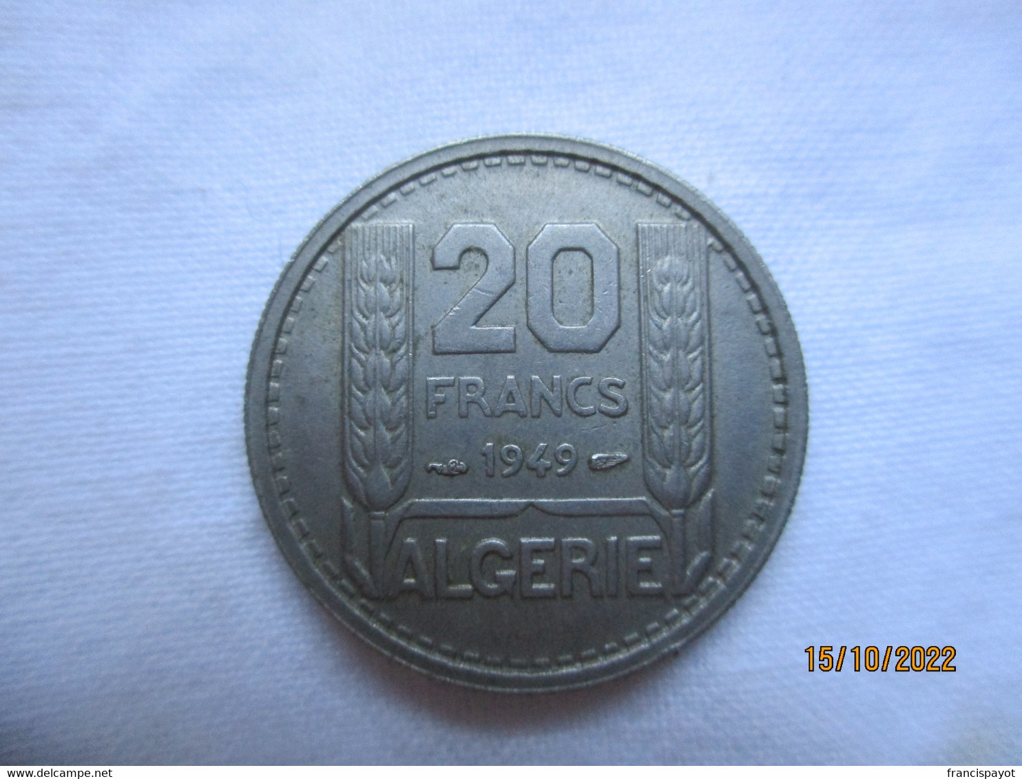 Algérie: 20 Francs 1949 - Algérie