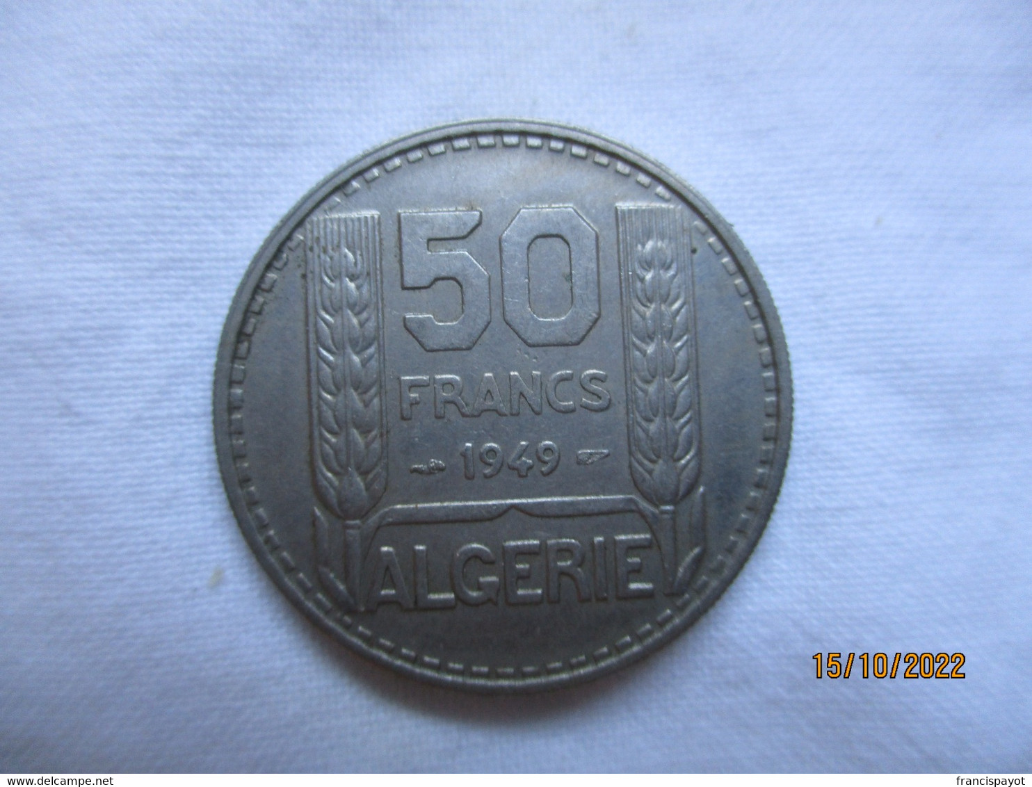 Algérie: 50 Francs 1949 - Algeria