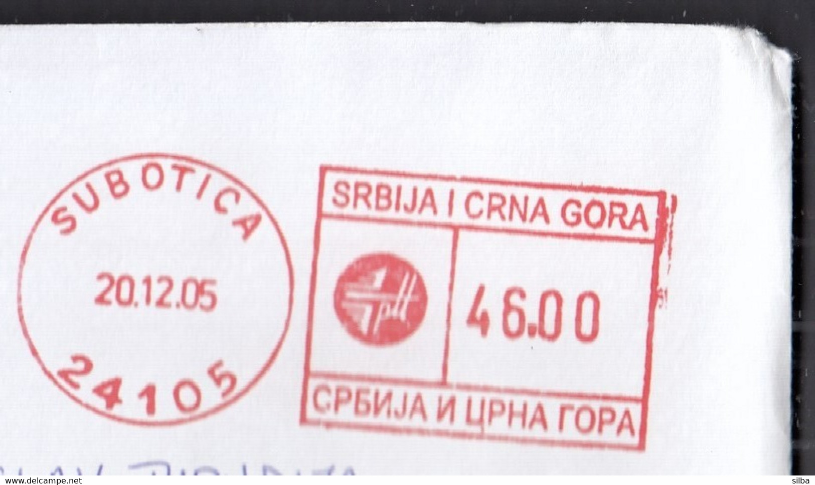 Serbia And Montenegro Subotica 2005 / Machine Stamp ATM - Brieven En Documenten