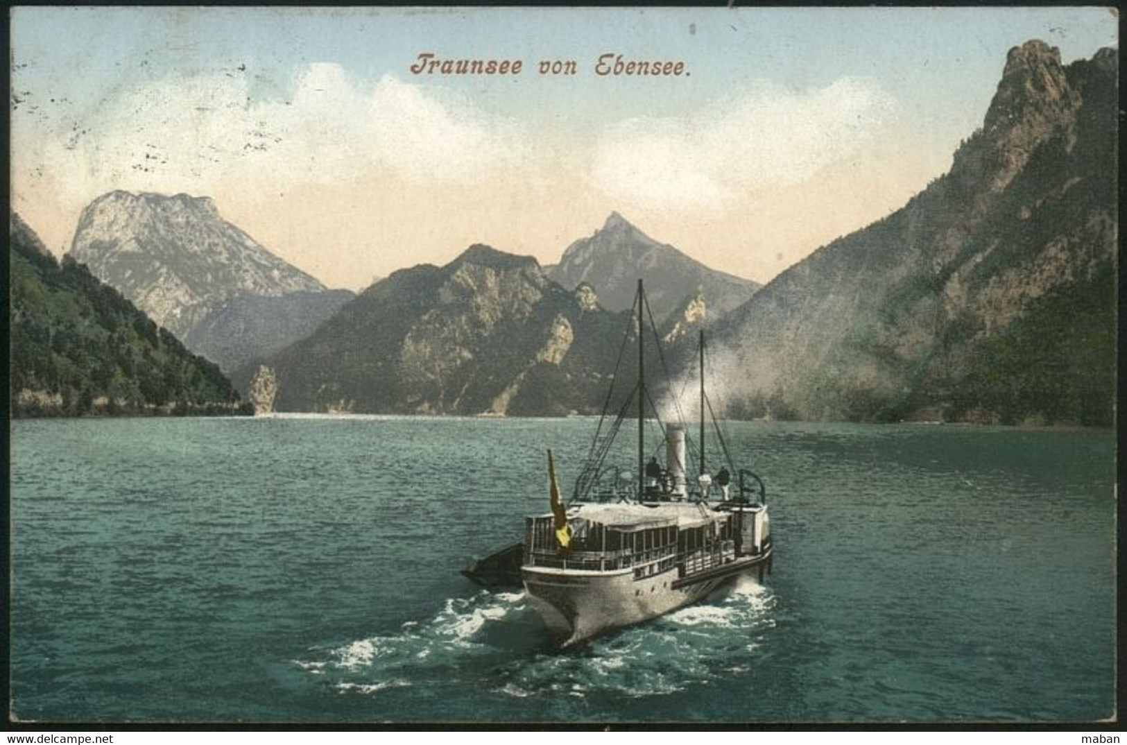 Traunsee Von Ebensee - F. E. Brandt 1906 - Ebensee