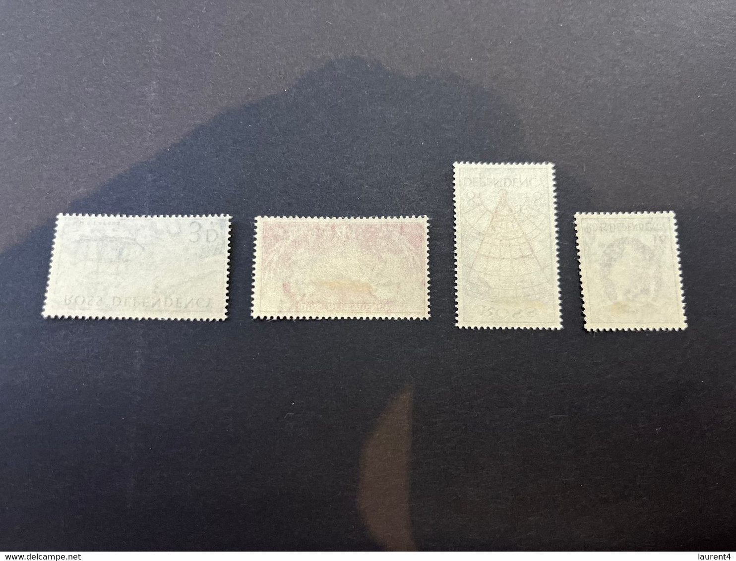 (stamp 15-10-2022) Ross Dependencies (4 Mint Stamps) 1954 (1957) - Ongebruikt