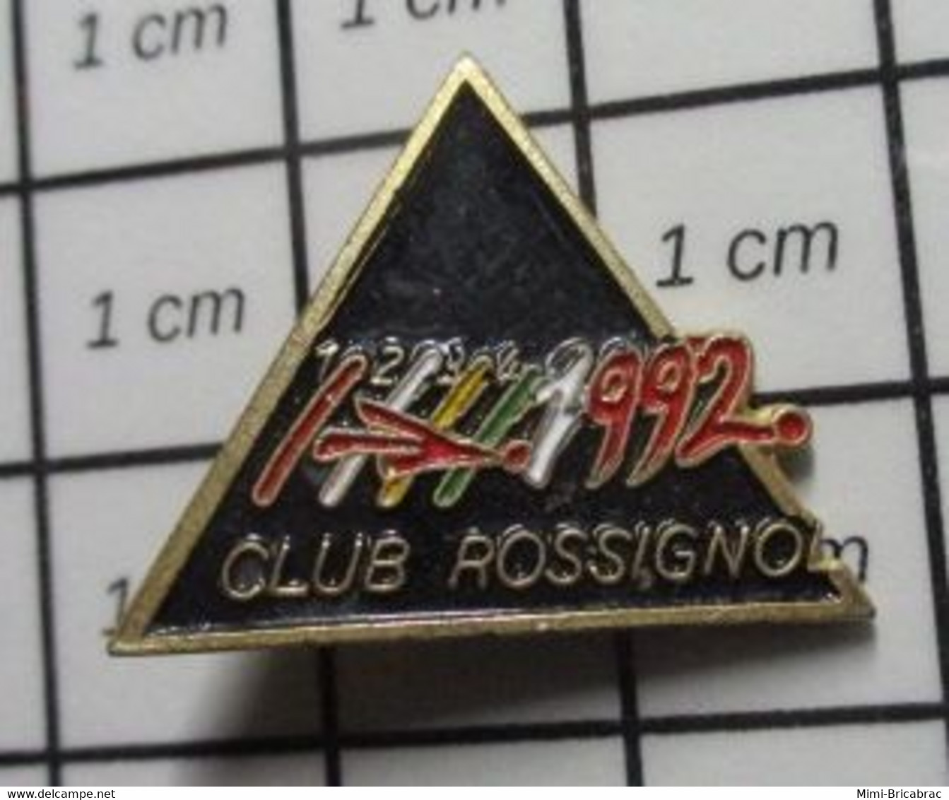 1415c Pin's Pins / Beau Et Rare / SPORTS / SKI HIVER 1992 CLUB ROSSIGNOL - Sports D'hiver