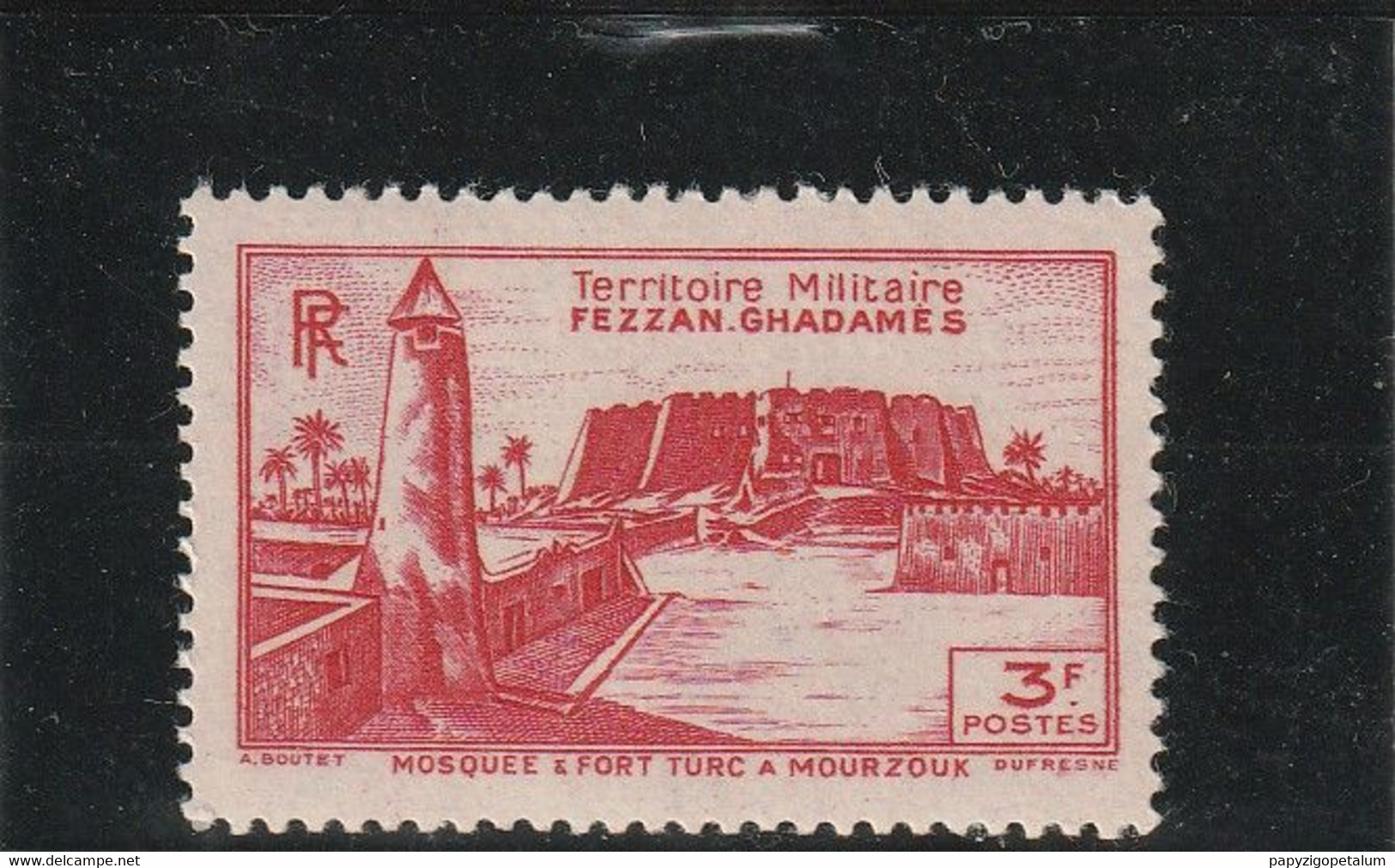 FEZZAN  Mosquée Et Fort Turc  N° 34 * - Unused Stamps