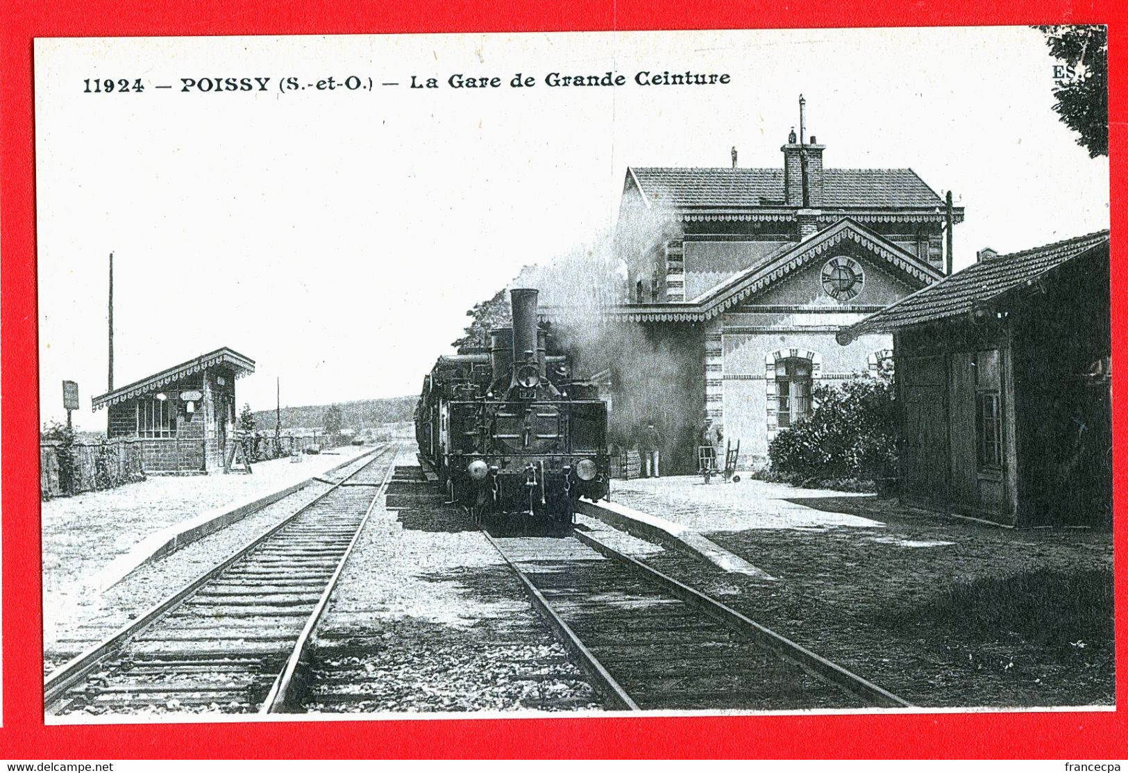 9112 - YVELINES - POISSY - La Gare De Grande Ceinture - Poissy