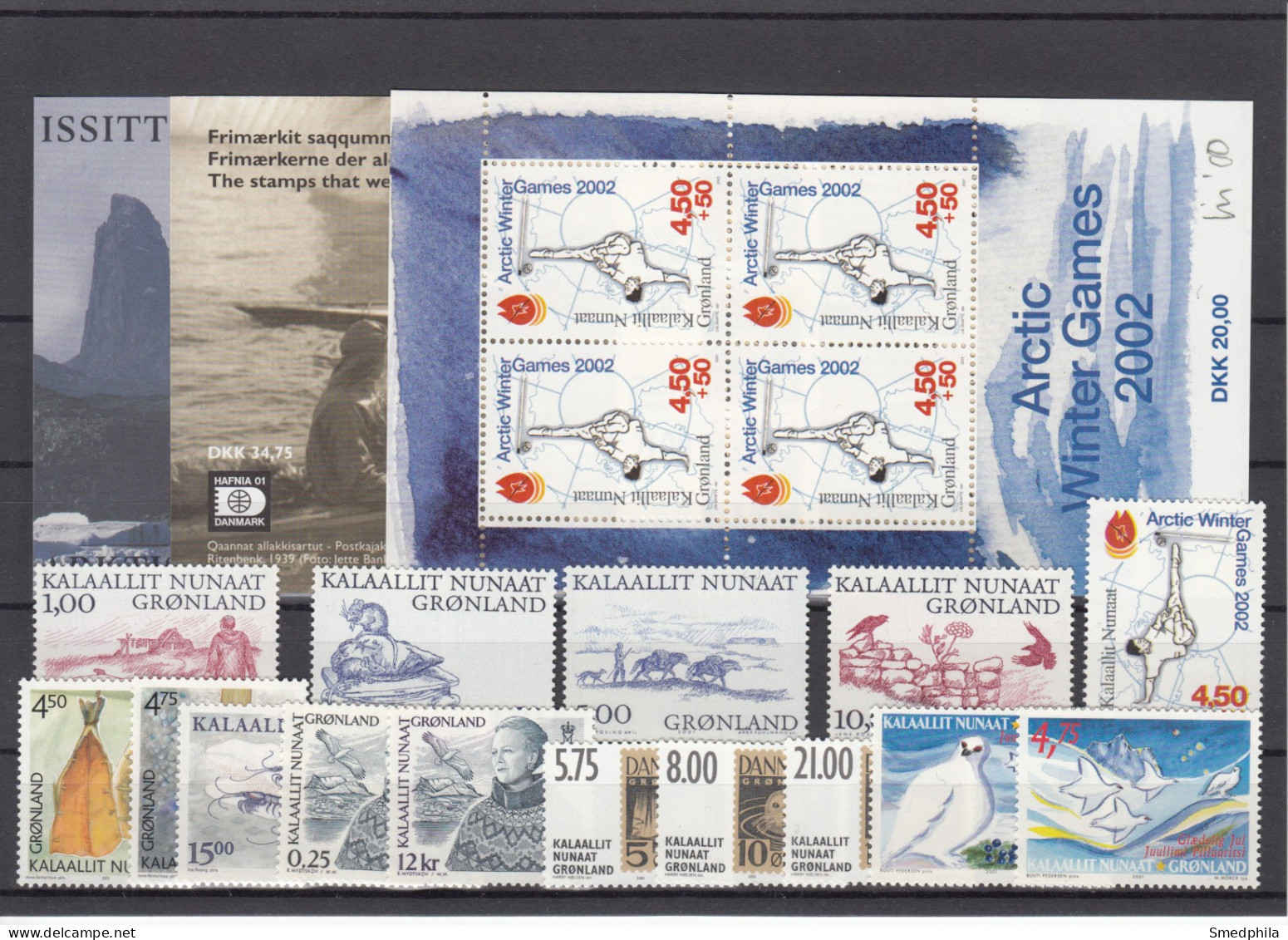 Greenland 2001 - Full Year MNH ** - Volledige Jaargang