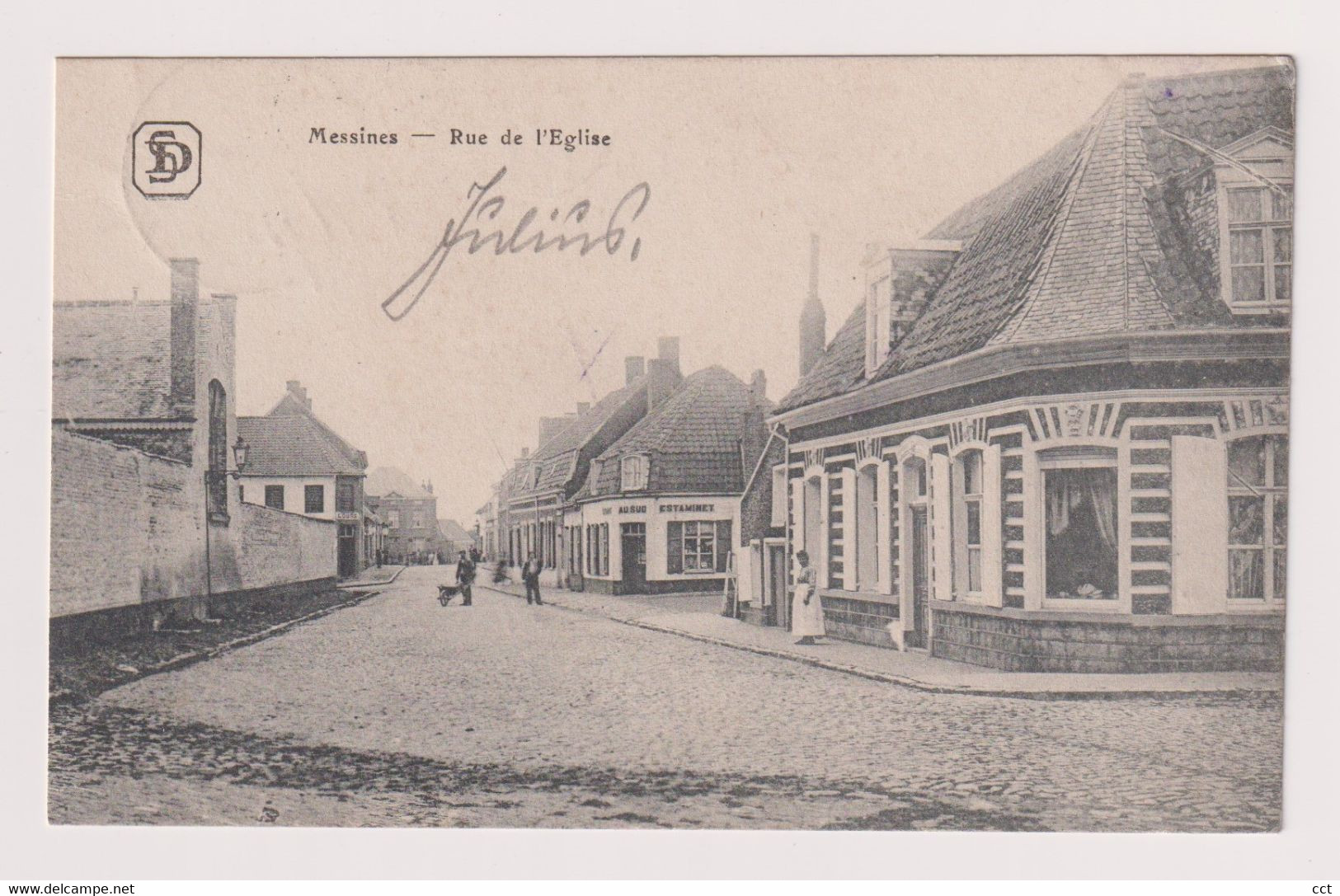 Messines  Mesen   Rue De L'Eglise   Edit S-D   FELDPOST - Mesen