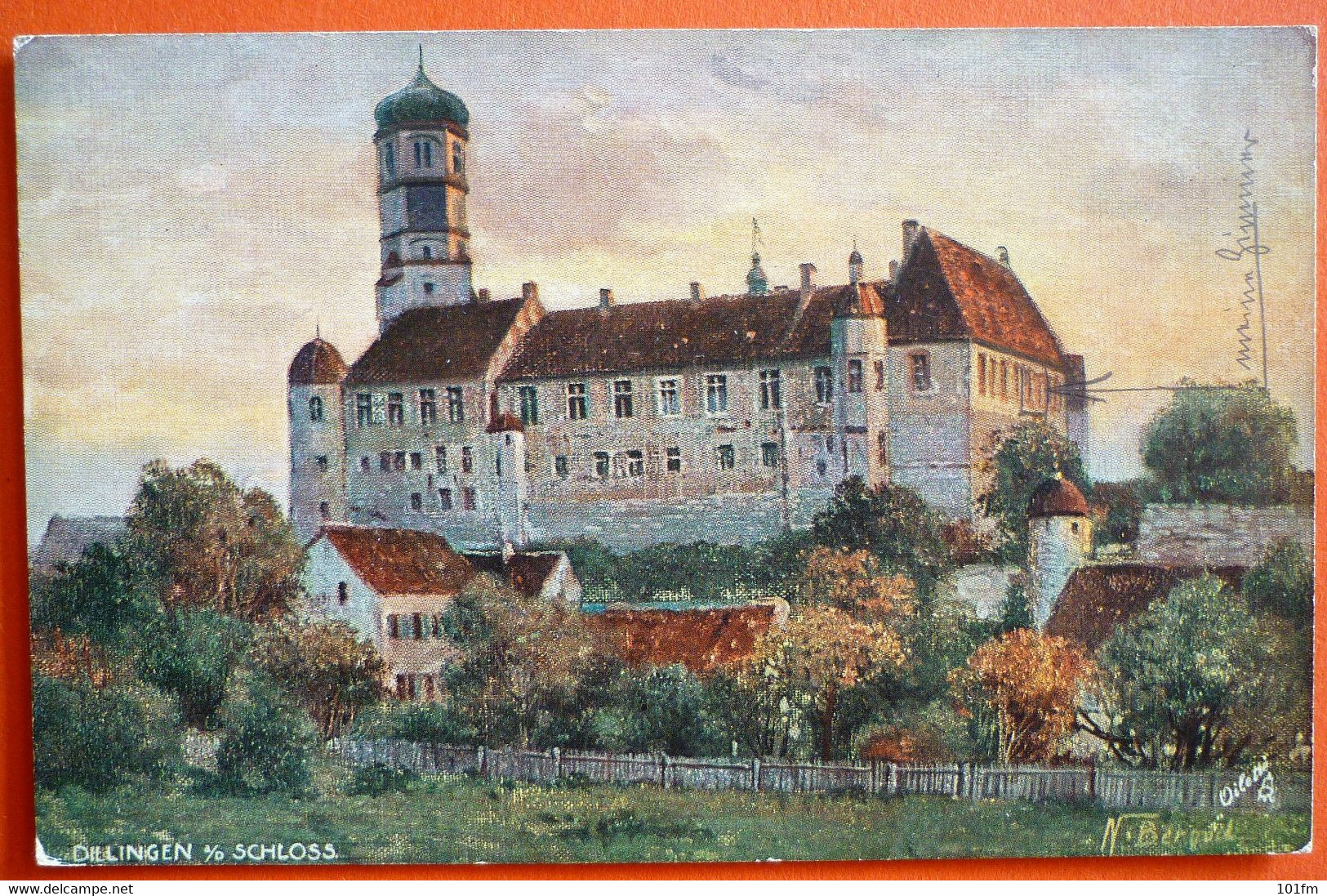 GERMANY - BAVARIA - DILLINGEN, SCHLOSS, TUCKS POSTKARTE NO.793 - Dillingen