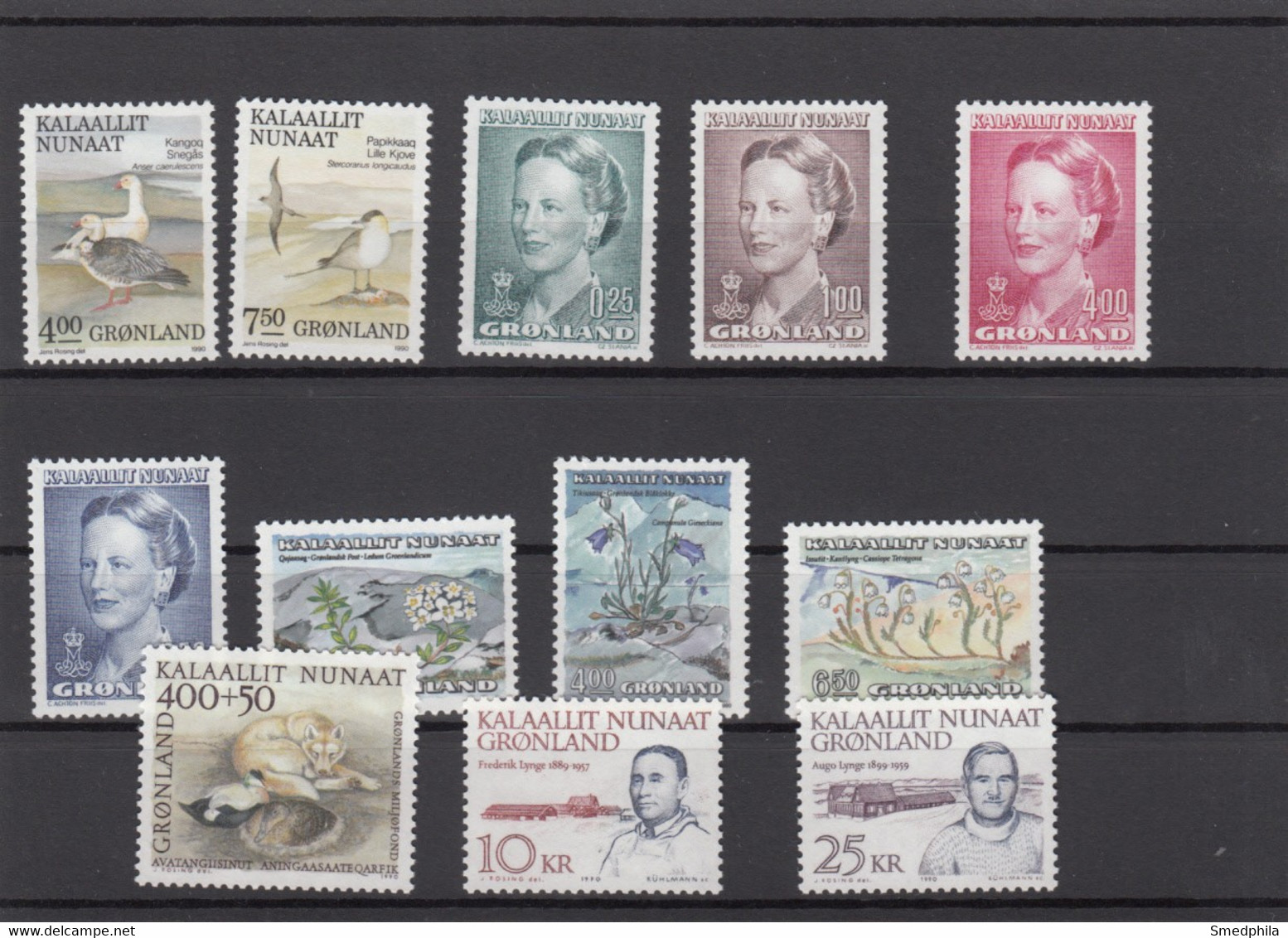 Greenland 1990 - Full Year MNH ** - Années Complètes