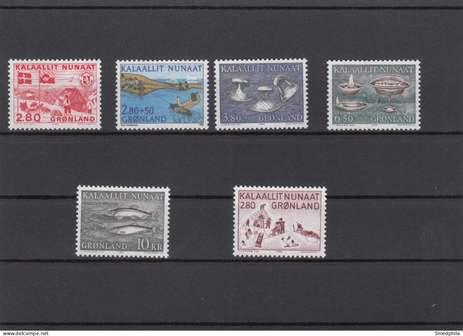 Greenland 1986 - Full Years MNH ** - Années Complètes