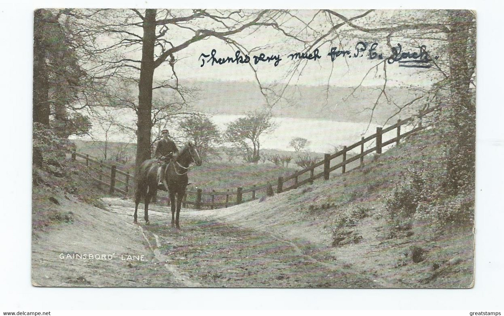 Suffolk   Postcard Ipswich Gainsboro Lane Gainsborough Posted Nice Cancel To Germany Hamburg - Ipswich