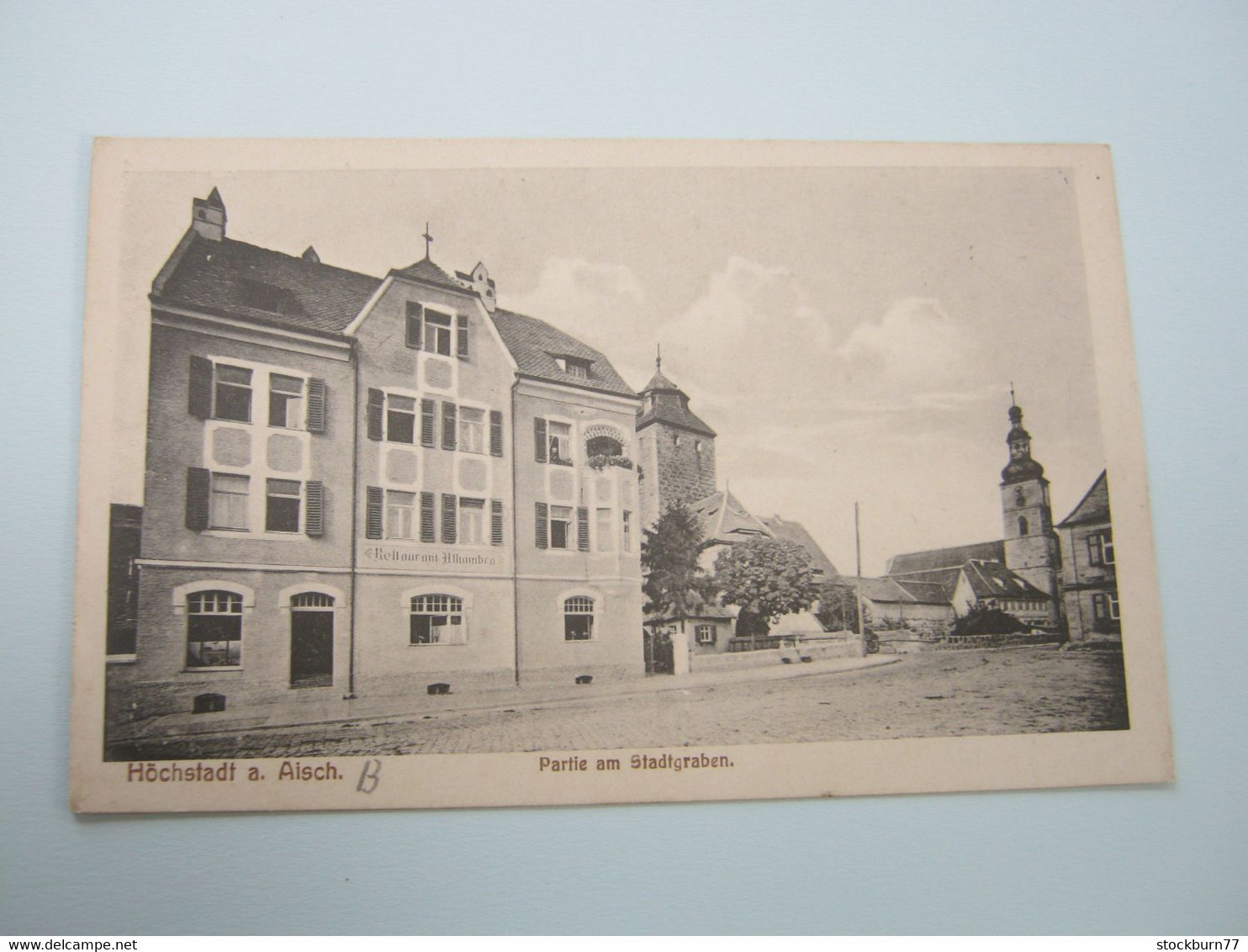 HÖCHSTADT A.d. Aisch , Gasthof ,  Schöne Karte  Um 1920 - Hoechstadt