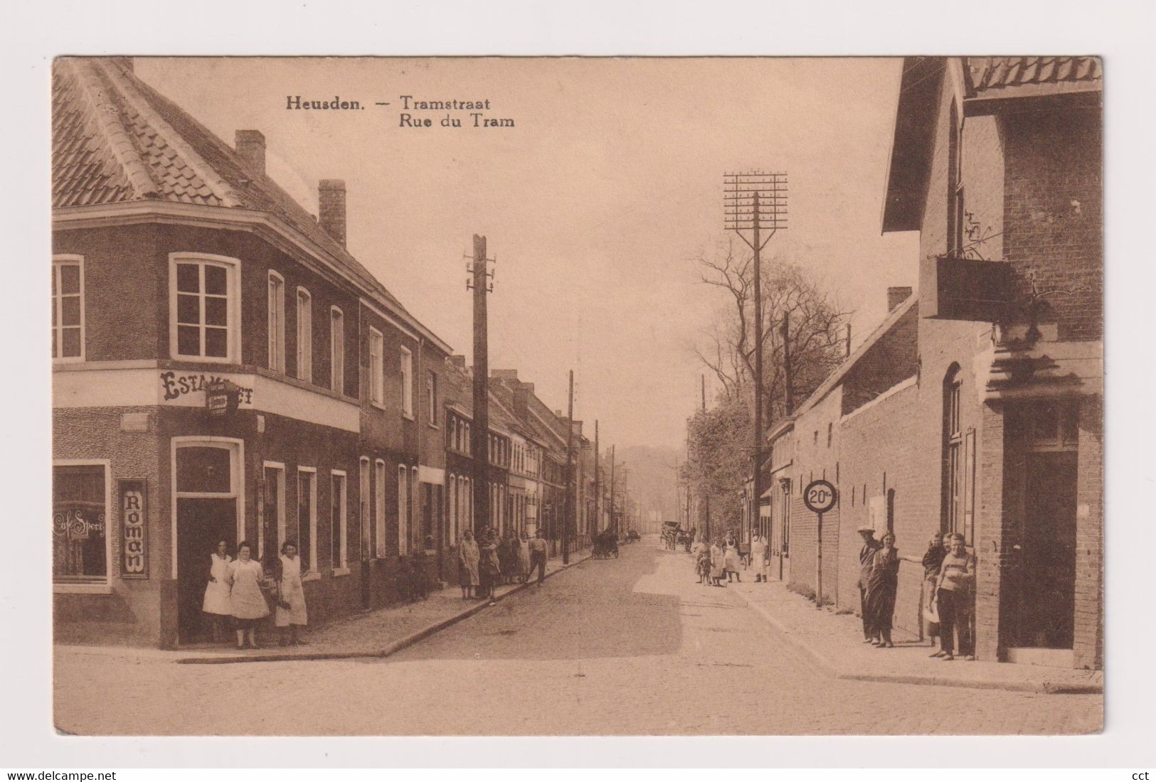 Heusden  Destelbergen   Tramstraat  Rue Du Tram   ( PUB Roman Bier) - Destelbergen