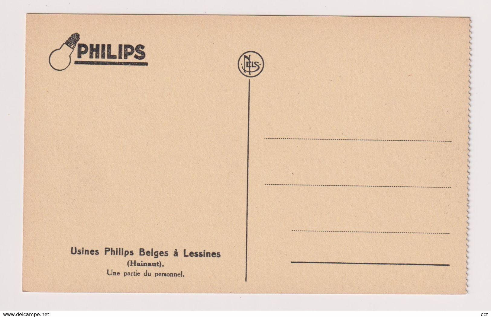 Lessines Usines Philips Belges  Une Partie Du Personnel - Lessines