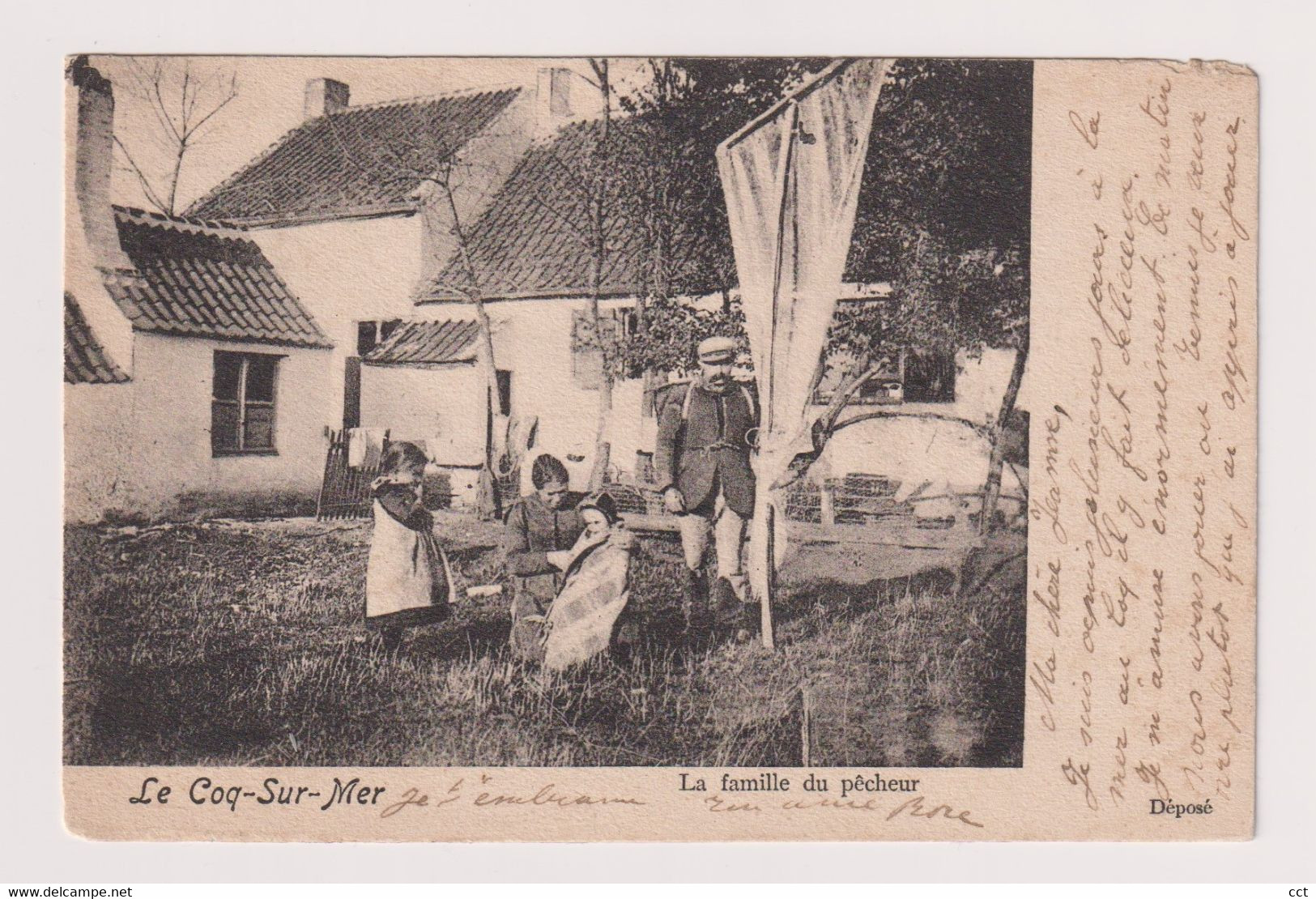 Le Coq-sur-Mer  De Haan   La Famille Du Pêcheur - De Haan