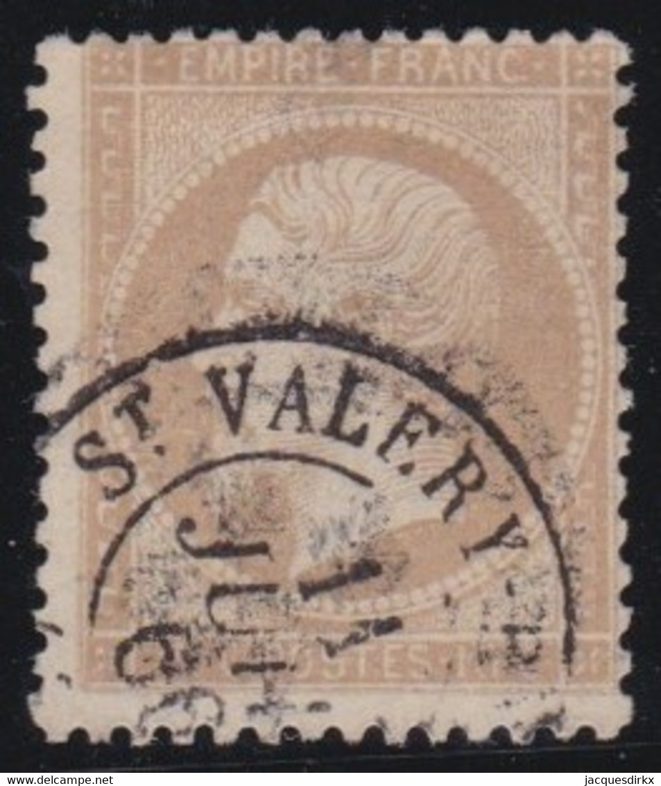 France   .    Y&T   .   21      .     O     .    Oblitéré - 1862 Napoleone III