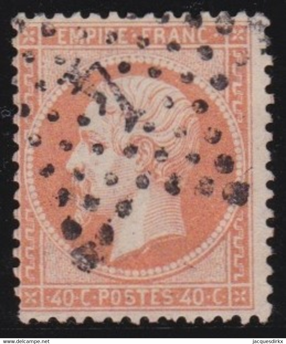 France   .    Y&T   .   23     .    O    .    Oblitéré - 1862 Napoleone III