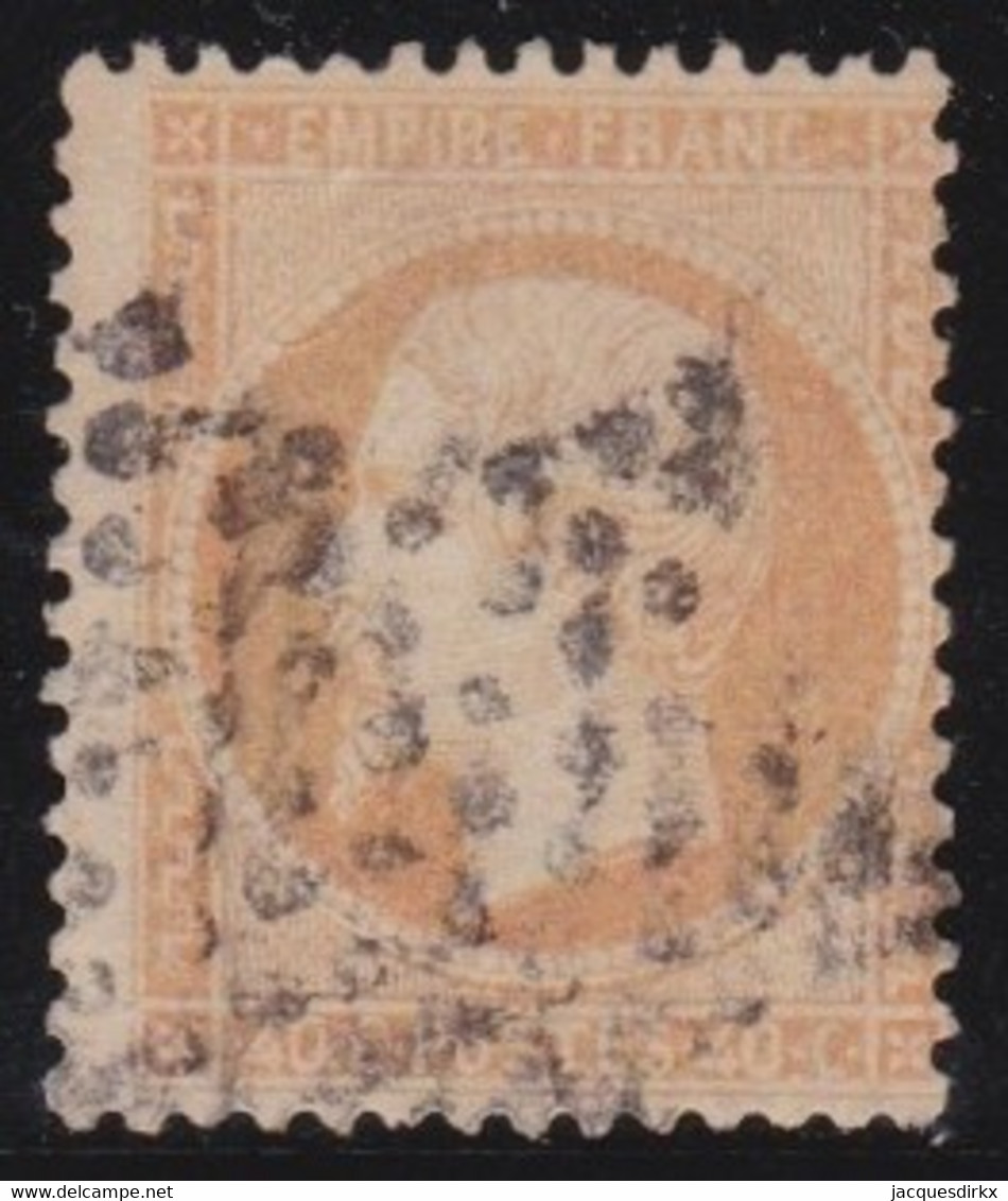 France   .    Y&T   .   23     .    O    .    Oblitéré - 1862 Napoléon III