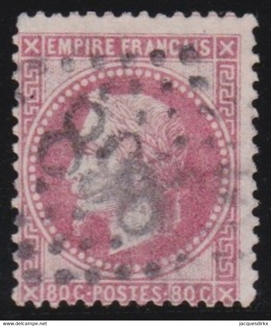 France   .    Y&T   .   32   .     O     .   Oblitéré - 1863-1870 Napoleon III With Laurels