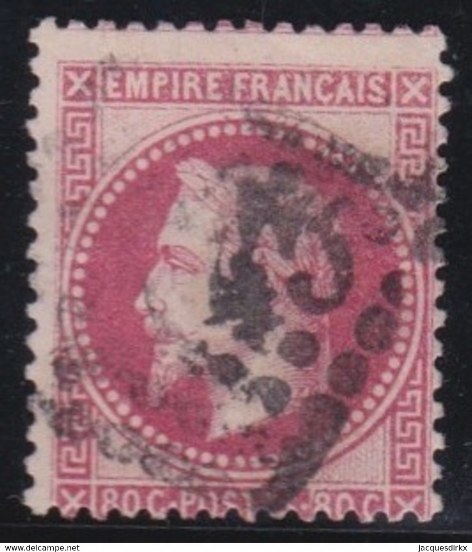 France   .    Y&T   .   32   .     O     .   Oblitéré - 1863-1870 Napoléon III. Laure