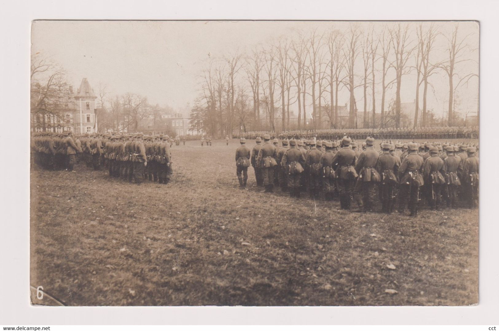 Dadizele Moorslede FOTOKAART Duitse Optocht In Kasteelpark EERSTE WERELDOORLOG - Moorslede