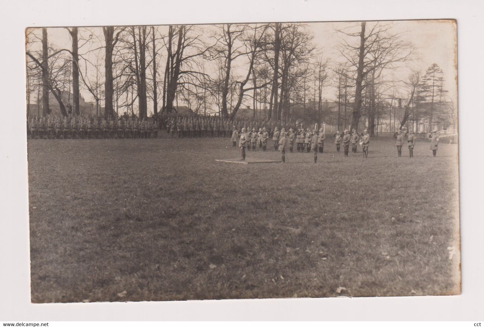 Dadizele Moorslede FOTOKAART Duitse Optocht In Kasteelpark EERSTE WERELDOORLOG - Moorslede