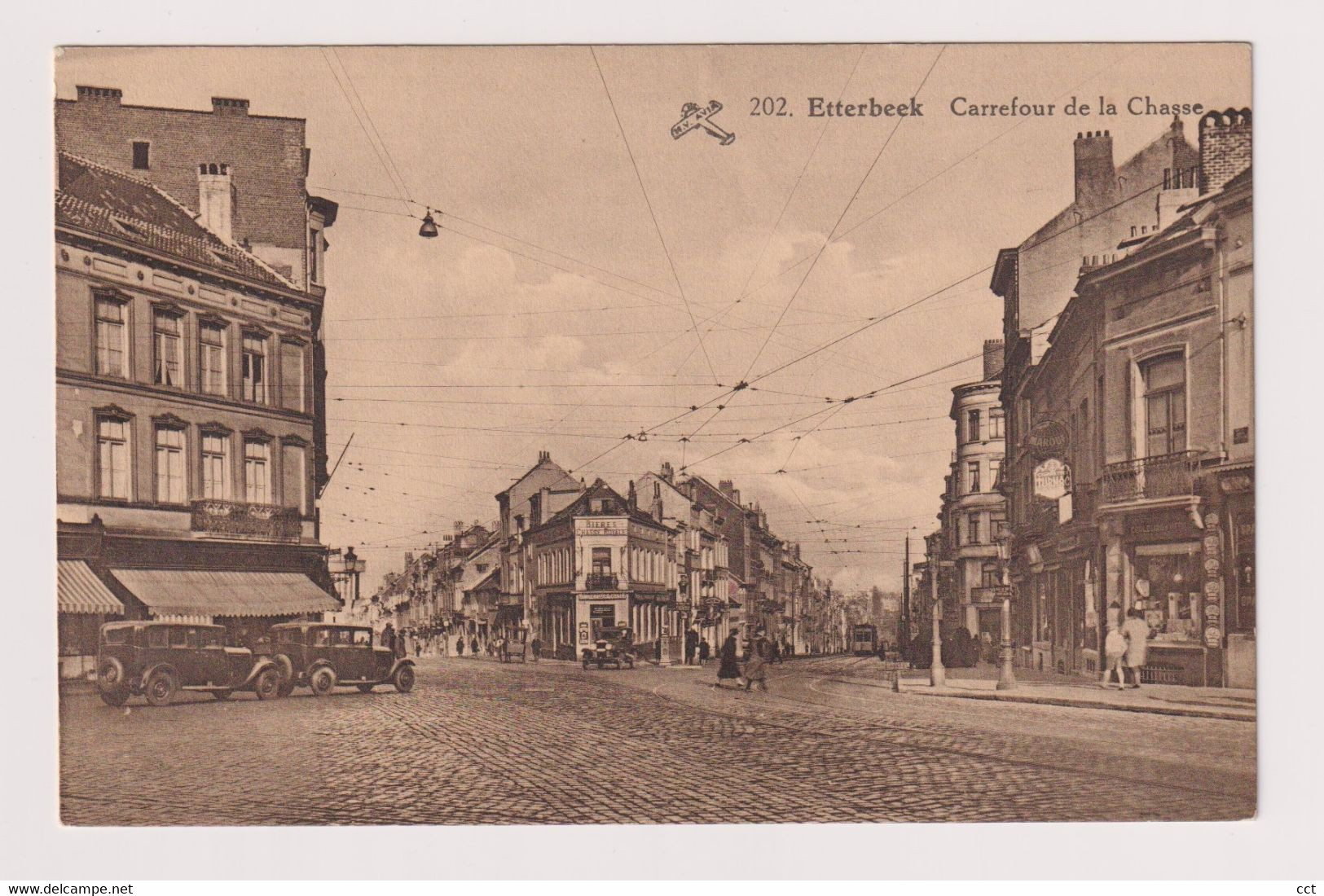 Etterbeek  Bruxelles   Carrefour De La Chasse  Edit H Van Acker N° 202 - Etterbeek
