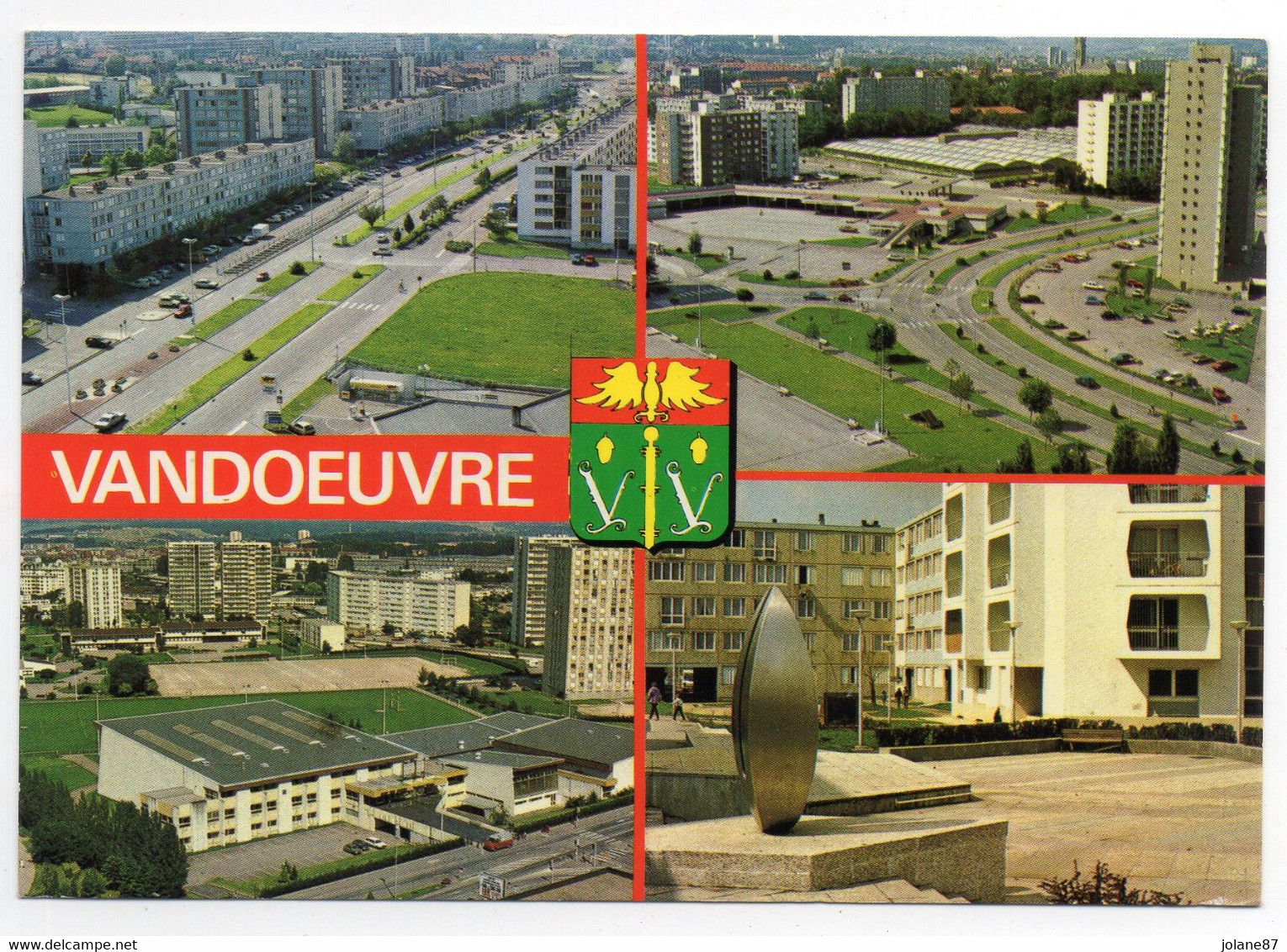 CPSM   54    VANDOEUVRE        1983     MULTIVUES  CITES - Vandoeuvre Les Nancy