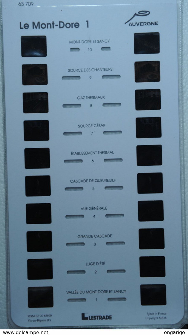LESTRADE MSM  :  63709   LE MONT-DORE  1 - Visionneuses Stéréoscopiques
