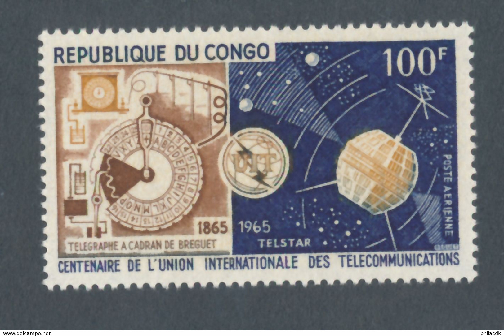 CONGO - POSTE AERIENNE N° 28 NEUF** SANS CHARNIERE - 1965 - Altri & Non Classificati