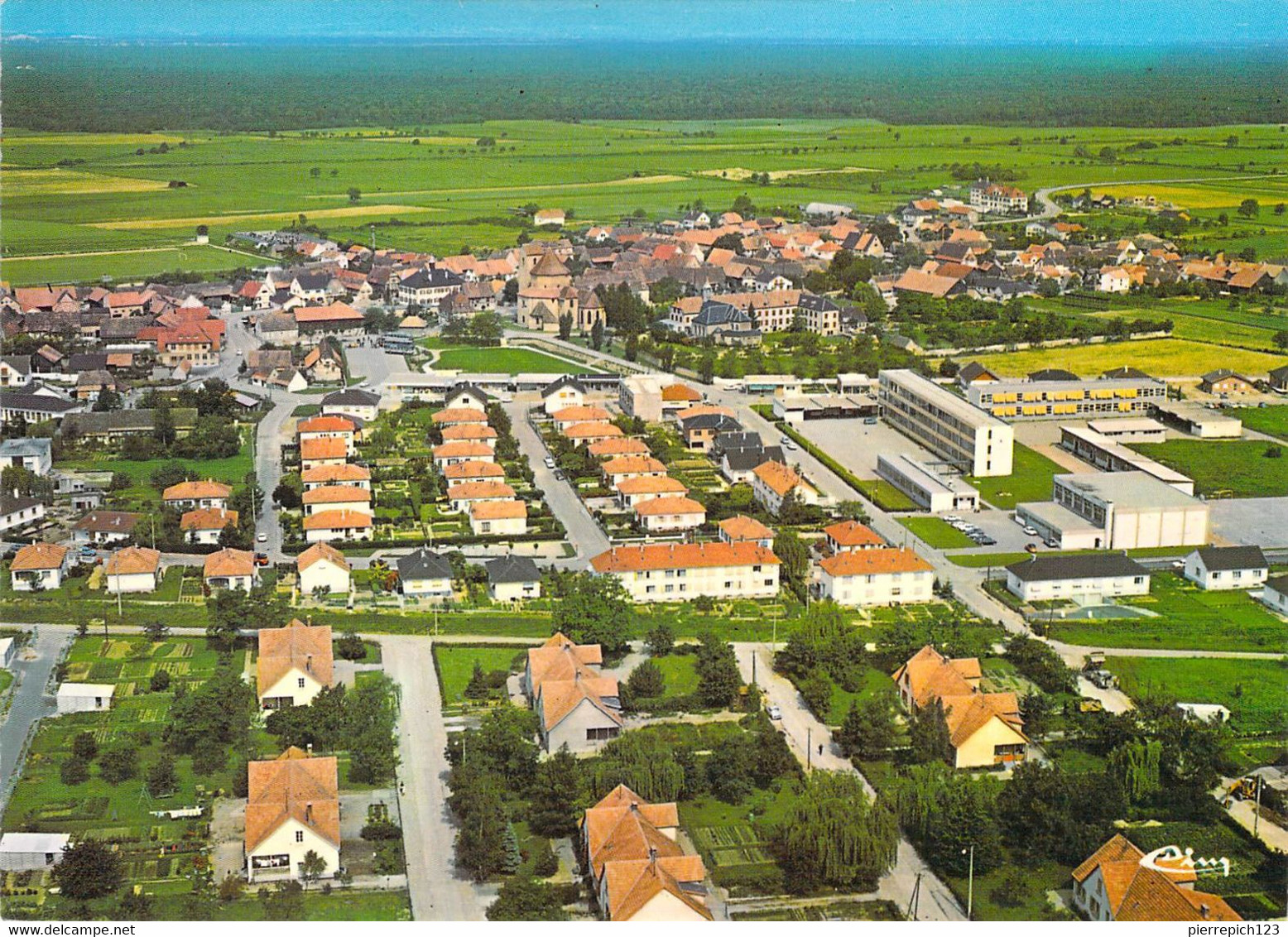 68 - Ottmarsheim - Vue Aérienne - Ottmarsheim