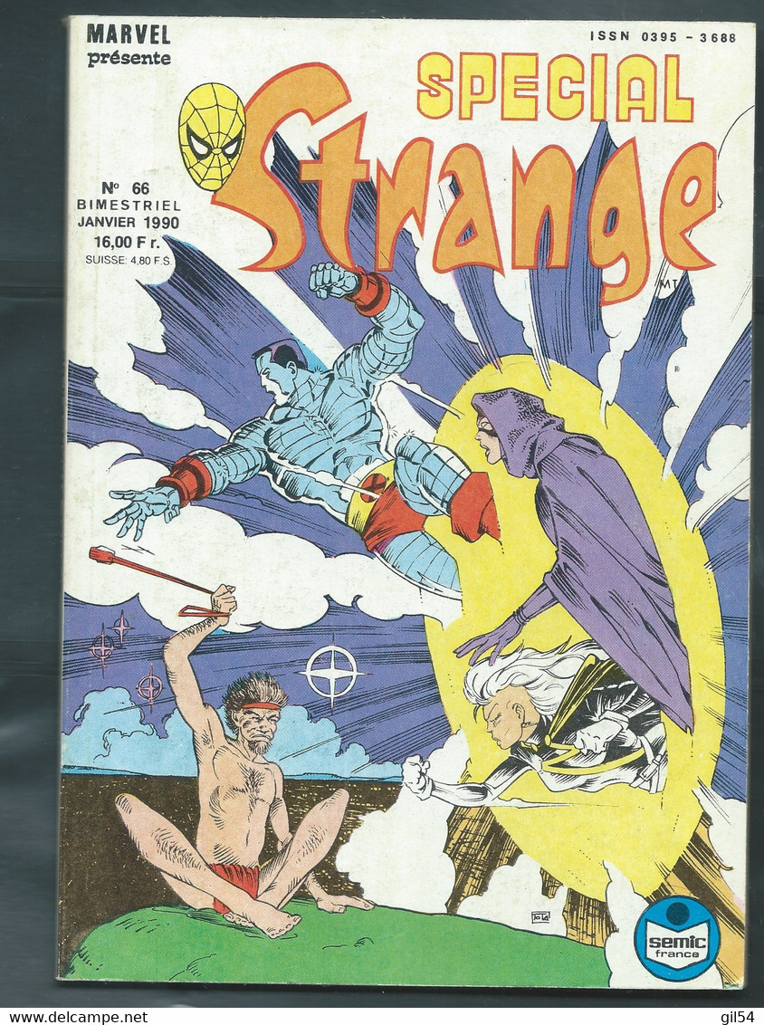 Spécial Strange N° 66 - Editions Sémic (ex Lug) à Lyon - Janvier 1990 TBE.  FAU 14904 - Special Strange