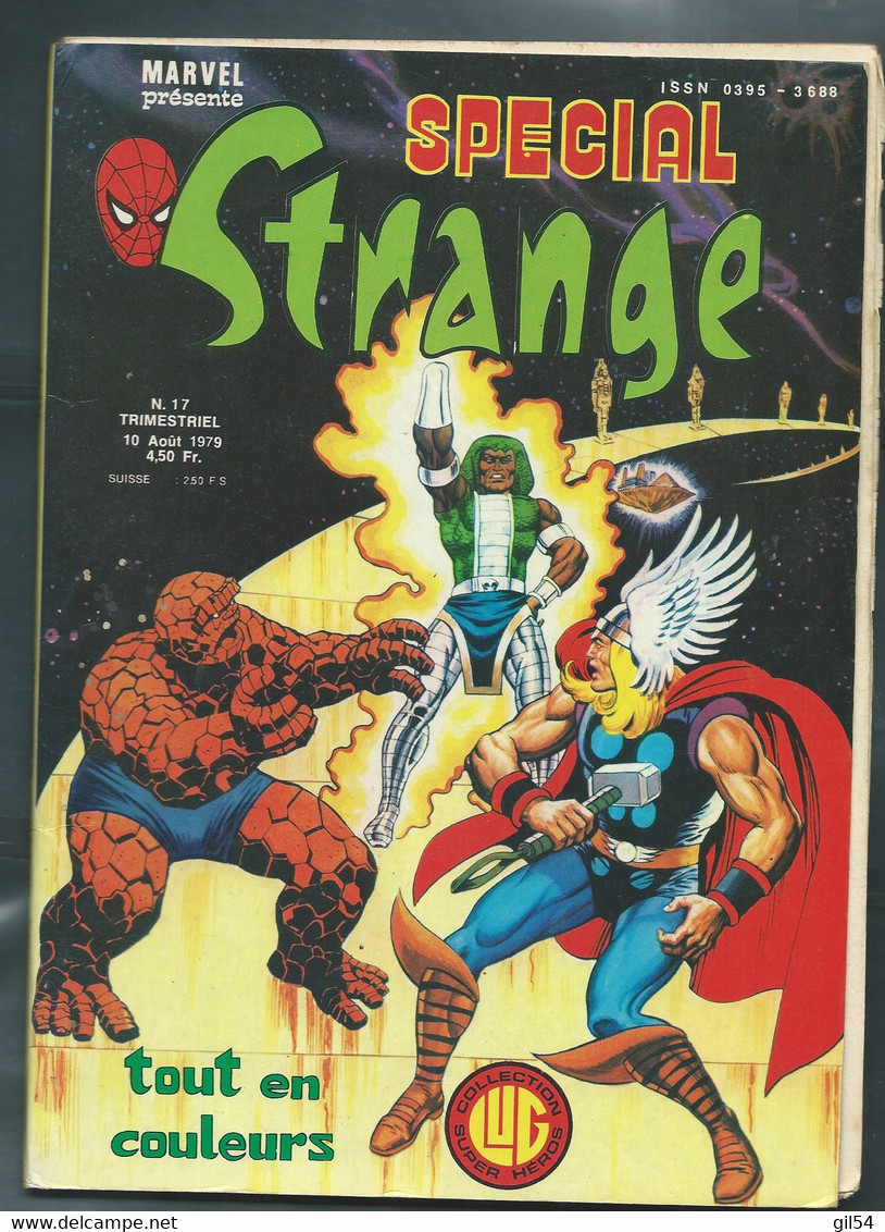 Spécial Strange N° 17 - Editions Lug à Lyon - Août 1979  T BE.  FAU 14907 - Special Strange