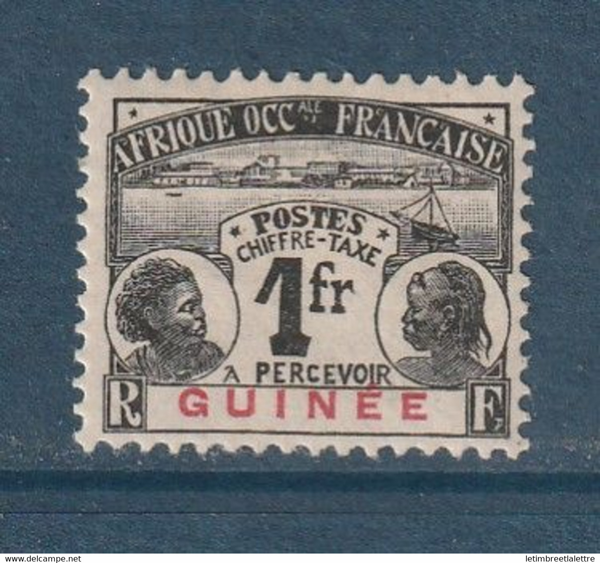 ⭐ Guinée - Taxe - YT N° 15 * - Neuf Avec Charnière - 1906 / 1908 ⭐ - Nuevos
