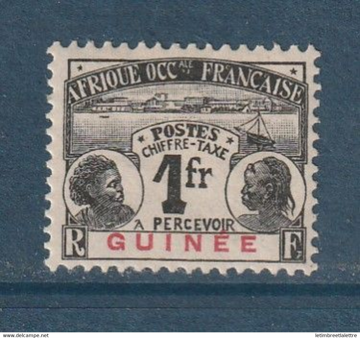 ⭐ Guinée - Taxe - YT N° 15 * - Neuf Avec Charnière - 1906 / 1908 ⭐ - Neufs