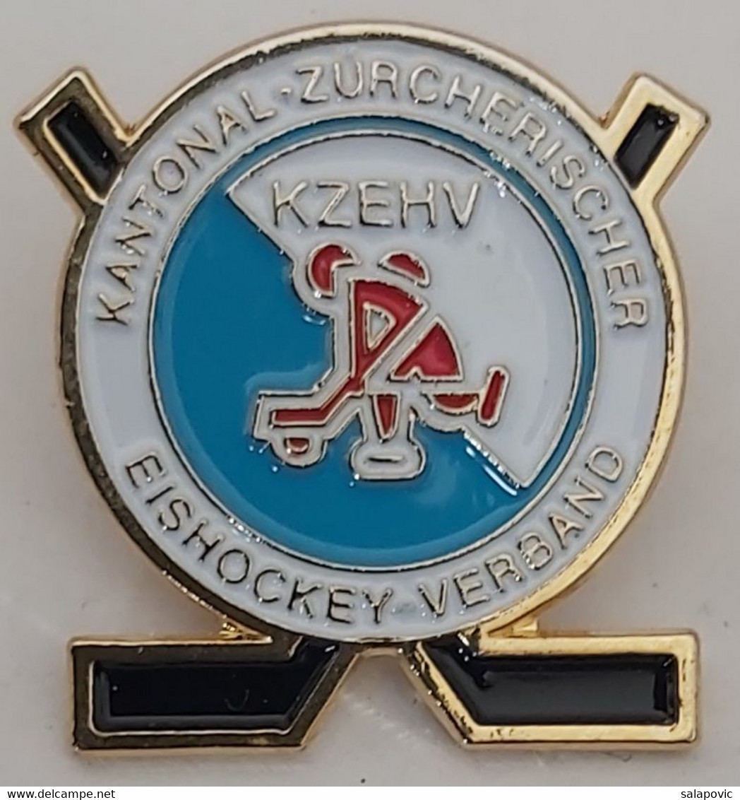 KZEHV Kantonal Zürcher Eishockeyverband Switzerland Ice Hockey Club   PINS A10/3 - Sports D'hiver