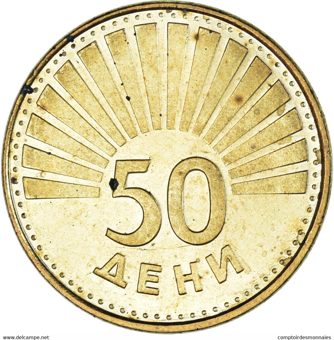 Monnaie, Macédoine, 50 Deni, 1993 - Macedonia Del Norte